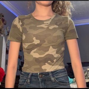 camouflage body suit